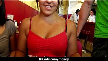 Sexy wild chick gets paid to fuck 16