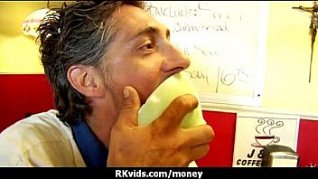 Sexy wild chick gets paid to fuck 16