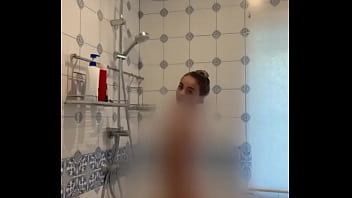 Shaving my pussy in the shower
