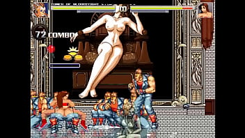 Hot tanned babe gangbang