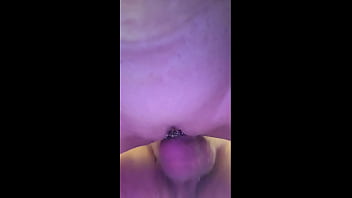 Trashy bitch gets fucked with camera underneath to catch all the pussy farting action