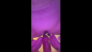 Trashy bitch gets fucked with camera underneath to catch all the pussy farting action