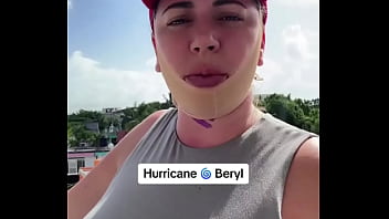 Is this the calm before the storm #hurricaneberyl #playadelcarmenmexico #storm