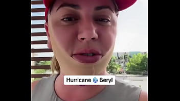 Is this the calm before the storm #hurricaneberyl #playadelcarmenmexico #storm