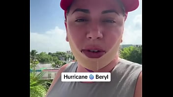 Is this the calm before the storm #hurricaneberyl #playadelcarmenmexico #storm