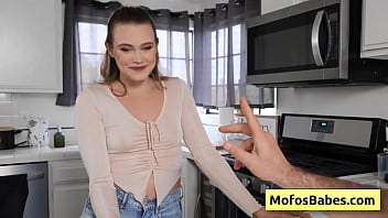 Sensual blonde teenager rub her shaved cunt and get her nipples pinched