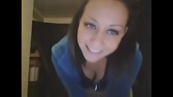 Panties in pussy and sniff