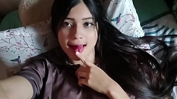 Colombian woman masturbates with her math teacher