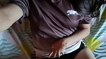 Colombian woman masturbates with her math teacher