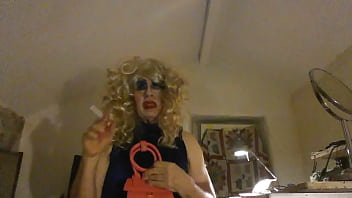 Cross Dresser Smokes For You To Masturbate And Cum Over thumbnail