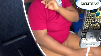 Chubby ebony rains multiple squirts on my bed after fucking the hell out of her subscribe on red sheer