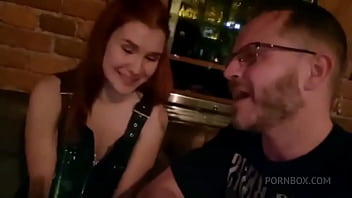 Cute babe kaira love wakes up and gets her ass and mouth deeply fucked after party