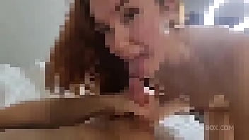 Cute babe kaira love wakes up and gets her ass and mouth deeply fucked after party