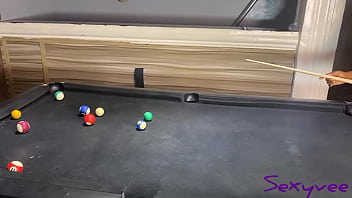 Playing snooker with my crush