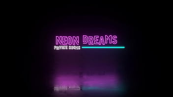 Hot sexy young woman gets fucked hard in cyberpunk rainy room