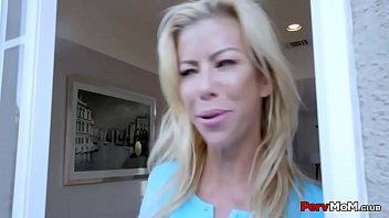 Busty milf take big cock on her mouth