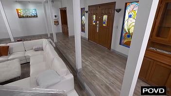 Expert slut drains her customer's cock in her cunt