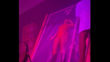 Last night i went to a rave a bdsm kinky queer weird ass rave there was immersive art and installations all a