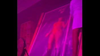 Last night i went to a rave a bdsm kinky queer weird ass rave there was immersive art and installations all a