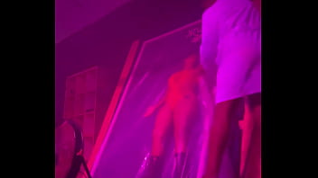 Last night i went to a rave a bdsm kinky queer weird ass rave there was immersive art and installations all a