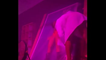 Last night i went to a rave a bdsm kinky queer weird ass rave there was immersive art and installations all a