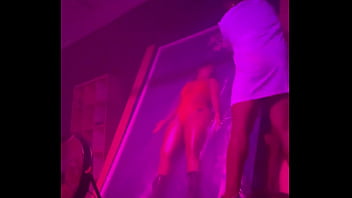 Last night i went to a rave a bdsm kinky queer weird ass rave there was immersive art and installations all a