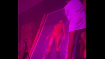 Last night i went to a rave a bdsm kinky queer weird ass rave there was immersive art and installations all a