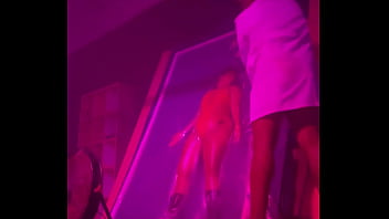 Last night i went to a rave a bdsm kinky queer weird ass rave there was immersive art and installations all a