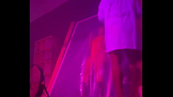 Last night i went to a rave a bdsm kinky queer weird ass rave there was immersive art and installations all a