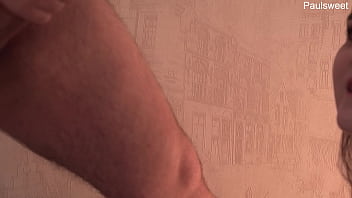 Side view careless blowjob bukkake