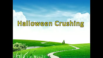 Food and object crushed outdoors