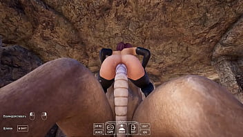 Lara croft entered the cave but they entered her cave hentai game 3d animation