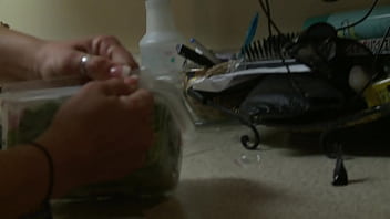 She's got an impressive pair of tits so after dipping into her and her friend he decides