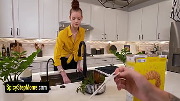 Beautiful milf gets her first dick in her ass