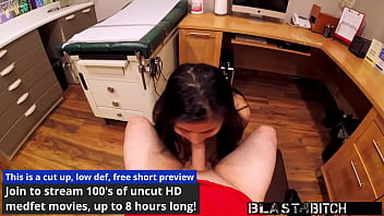 Patient raya nguyen sucks dick and gets fucked by doctor pov version