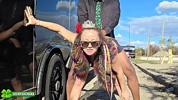 Lucky gurl anastasia public outdoor sex with a spicy ukranian
