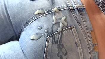 I hike up my jeans three times so my stepson cums on my ass full cumshots I hike up my jeans three times so my stepson cums on my ass full cumshots