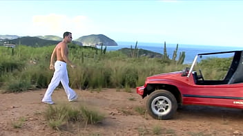 Tarra white an unfaithful blonde whore concedes her asshole to cock on a beach