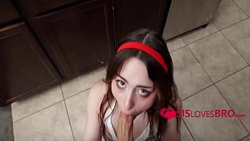 Bonding with step dad's new girlfriend through a nice fuck session