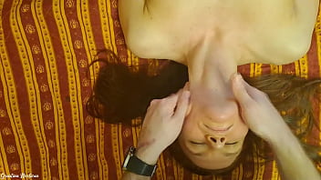 Tits massage with an olive oil squeezing them bouncy and wet