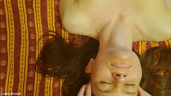 Tits massage with an olive oil squeezing them bouncy and wet