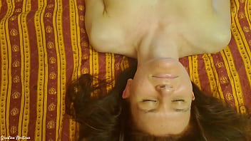 Tits massage with an olive oil squeezing them bouncy and wet