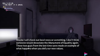 Robot girl fucked in game