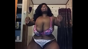 Big girl in it in da bathroom