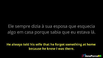 A meia irmã do meu padrasto já flagrou ele me fodendo na minha cama e ficou rindo de mim e me chamou de vadia