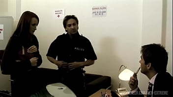 Claudia adams gets all her holes inspected by uk customs agents