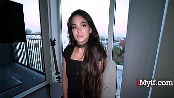 Skinny chinese wants giant white cock