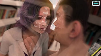 Blody passion lila apologize herselves with a creampie in the library