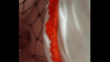 Riding him turns into squirting and a creampie in our sex swing