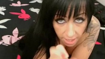 Brunette plays with her holes with toy blowjob